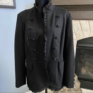 Chico’s Ruffled Blazer